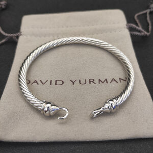 David Yurman 5mm silver hook bracelet